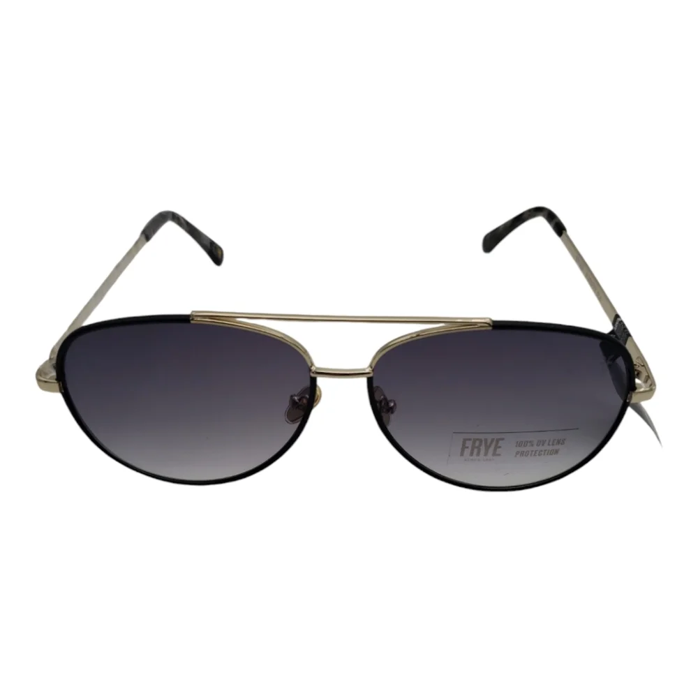 Frye NWT Aviator Sunglasses Gold & Hombre Gradient Black Tortoise